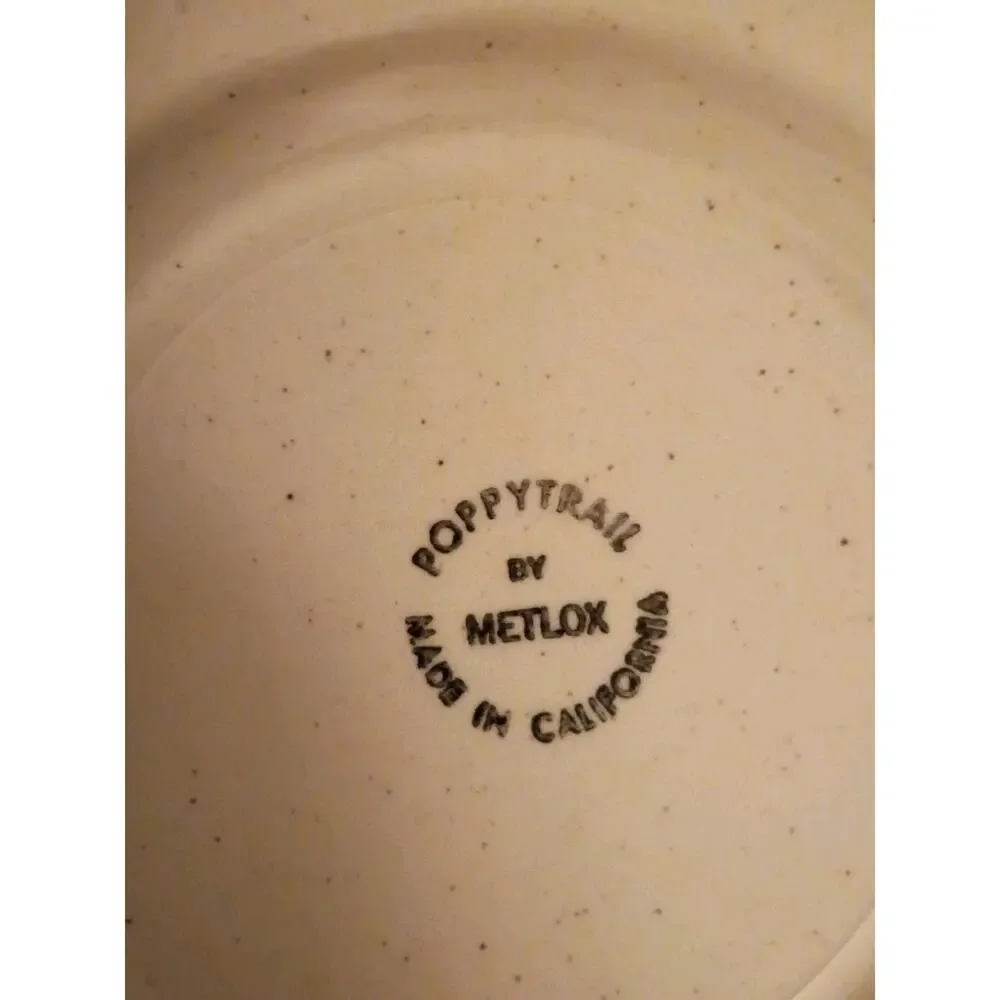 Set of 7 Metlox Poppytrail NAVAJO 6.6
